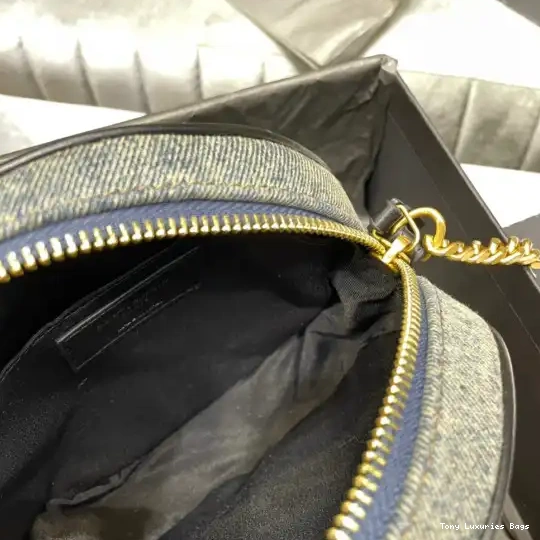 Tony Luxuries VINYLE ROUND CAMERA BAG YSL 0626